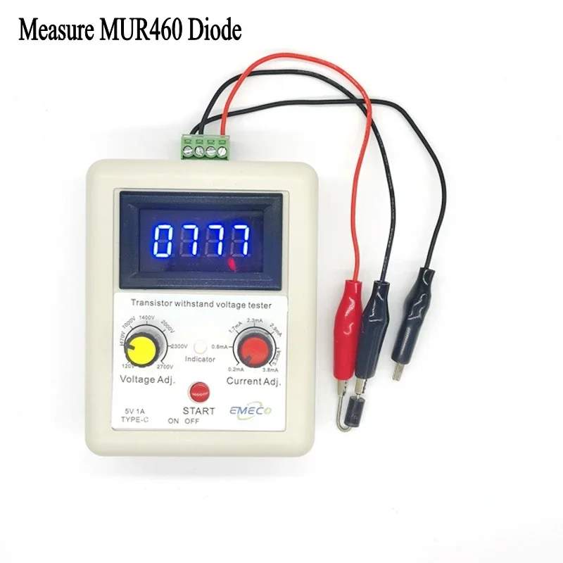 Recharge IGBT Voltage Capability Transistor Tester Diode MOS Triode LED Voltage Capability Testing Tool Withstand Tester