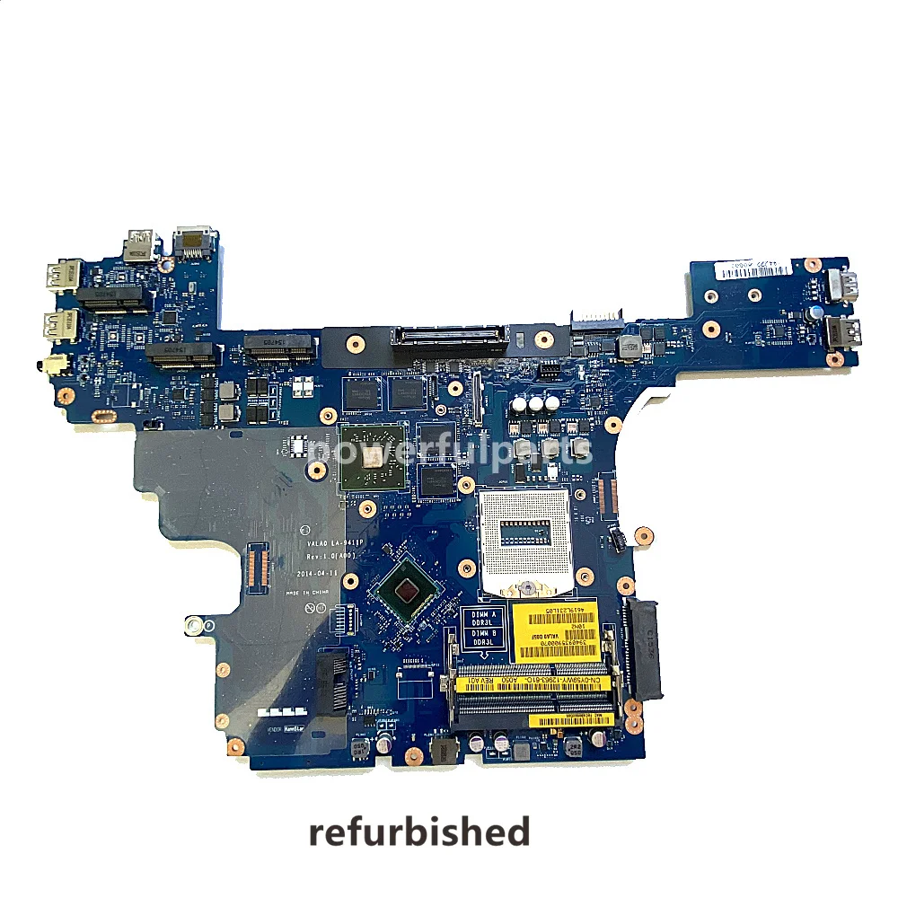 

Refurbished For Dell Latitude E6540 Laptop Motherboard Intel With Graphic 0Y59WY CN-0Y59WY VALA0 LA-9411P 100% Working Ok