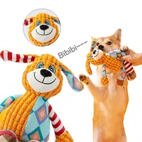 Cute Plush Toys Animal Shaped Dog Chew Squeaky Toys Whistling Involved Funny Pets Interactive Teeth Cleaning Toys Supplies 1