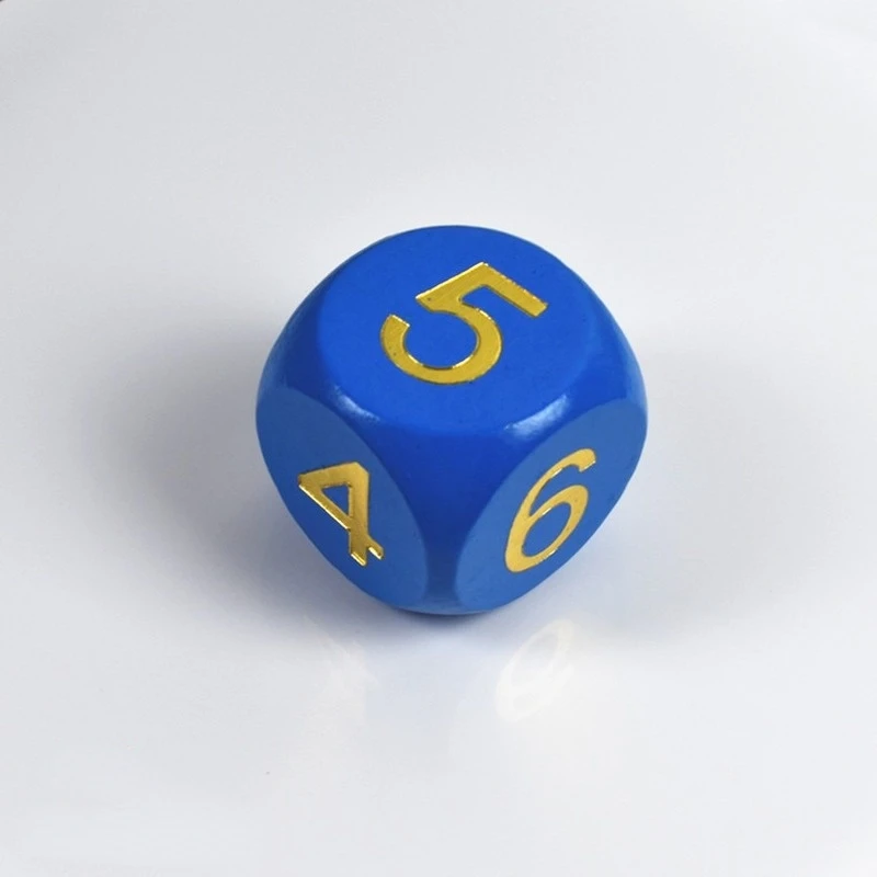 3Cm Solid Wood Numbers Large Wooden Dice Children's Cognitive Aid Game Props Dice 10Pcs/set game dice,dice set