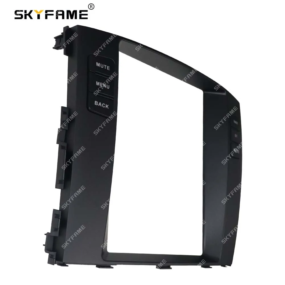 skyfame moldura do carro adaptador caixa de canbus para mitsubishi pajero android rádio traço montagem kit painel