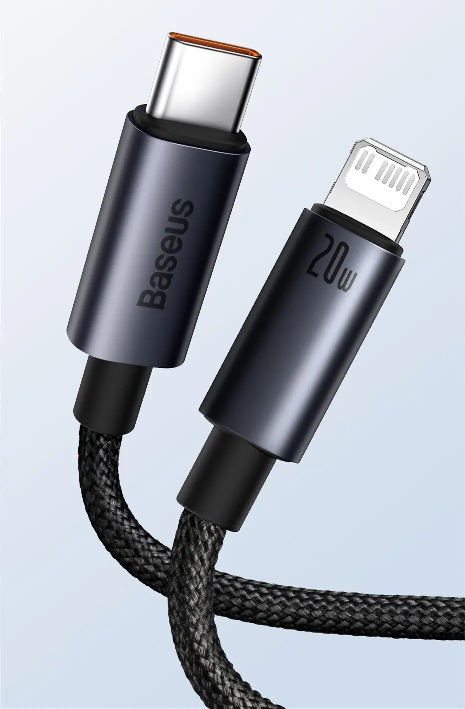 كابل Baseus 20W PD C لهاتف iPhone 14 13 12 Pro Max سريع الشحن كابل USB C لهاتف iPhone 12 Mini Pro Max كابل بيانات USB Type C