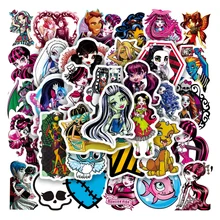 

10/30/50PCS Japanese Monster High School Graffiti Sticker Bicycle Computer Notebook Electric Vehicle Water Cup Sticker Wholesale