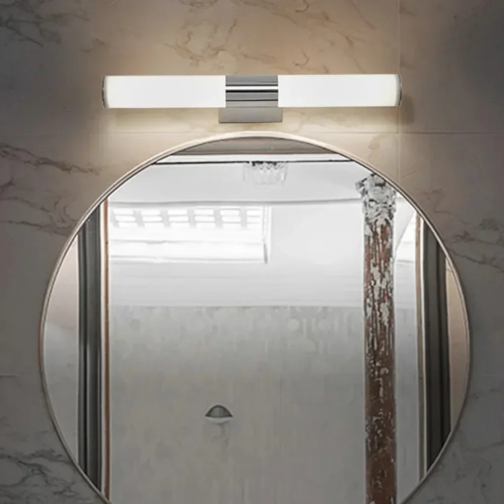 LED 거울 조명 방수 벽 램프, AC85-265V LED 튜브, 현대 벽 램프, 욕실 조명, 방 장식, 12W