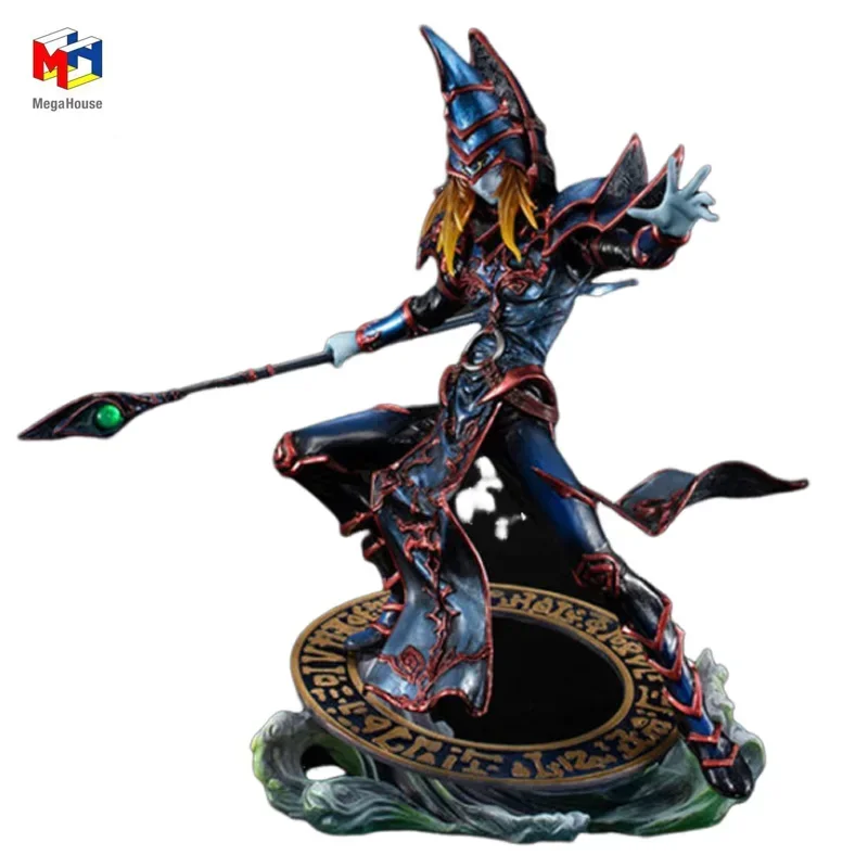 

In Stock Megahouse Duel Monsters Black Magician Original Genuine Anime Figure Model Toys for Boys Action Figures Collection Doll