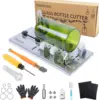 Glass Bottle Cutter Stainless Steel DIY Glass Cutter Kit with Safety Gloves Accessories Glass Sculptures Cutter Machine 1