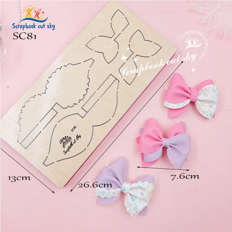 ScrapbookCutSky-SC81  BOW Wooden Cutting Knife Die Is Used With The Machine