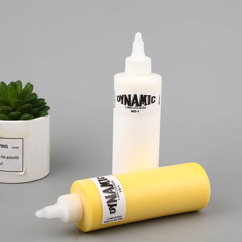 Tinta de tatuagem vermelha para principiantes, suprimentos de couro de silicone, pigmento oficial profissional, estรบdio de maquiagem, 240ml
