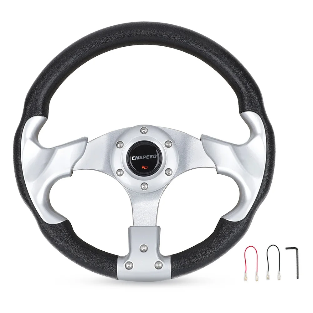 알루미늄 합금 레이싱 스타일 320mm 13 인치 스티어링 휠 YAMAHA 골프 카트 EZGO 자동차 액세서리