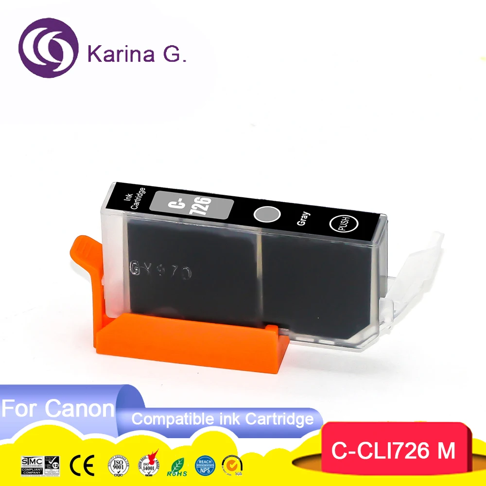 For  PGI725 CLI726 PGI-725 CLI-726 Compatible Ink Cartridge Suit For  PIXMA MG61
