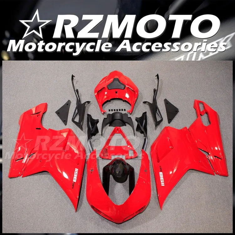 

Новинка, Обтекатели для модели Ducati 848, 1098, 1198, Evo, 2007, 2008, 2009, 2010, 2011, 2012, 2013, 2014, набор обтекателей красного цвета