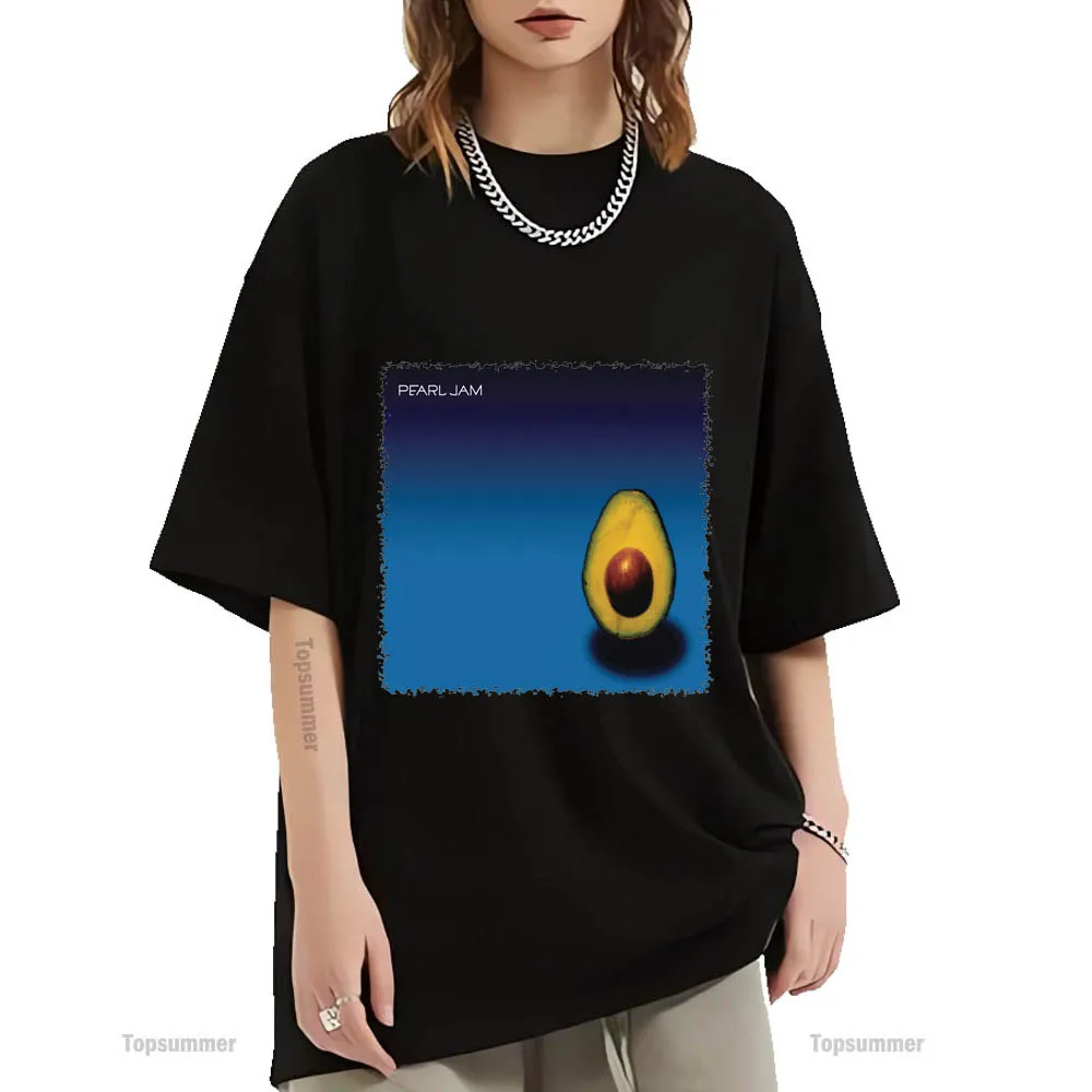 Pearl Jam Album T Shirt Pearl Jam Tour T-Shirt Teens Summer Cool Cotton Tee Shirt Ragazzi Ragazze Black Tee