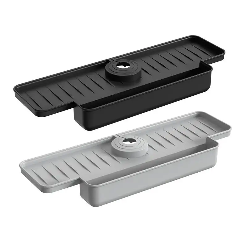 

Kitchen Sink Splash Guard Absorbent Mat Sink Splash Guard Faucet Drip Catcher Countertop Protection Mat For Slope Design