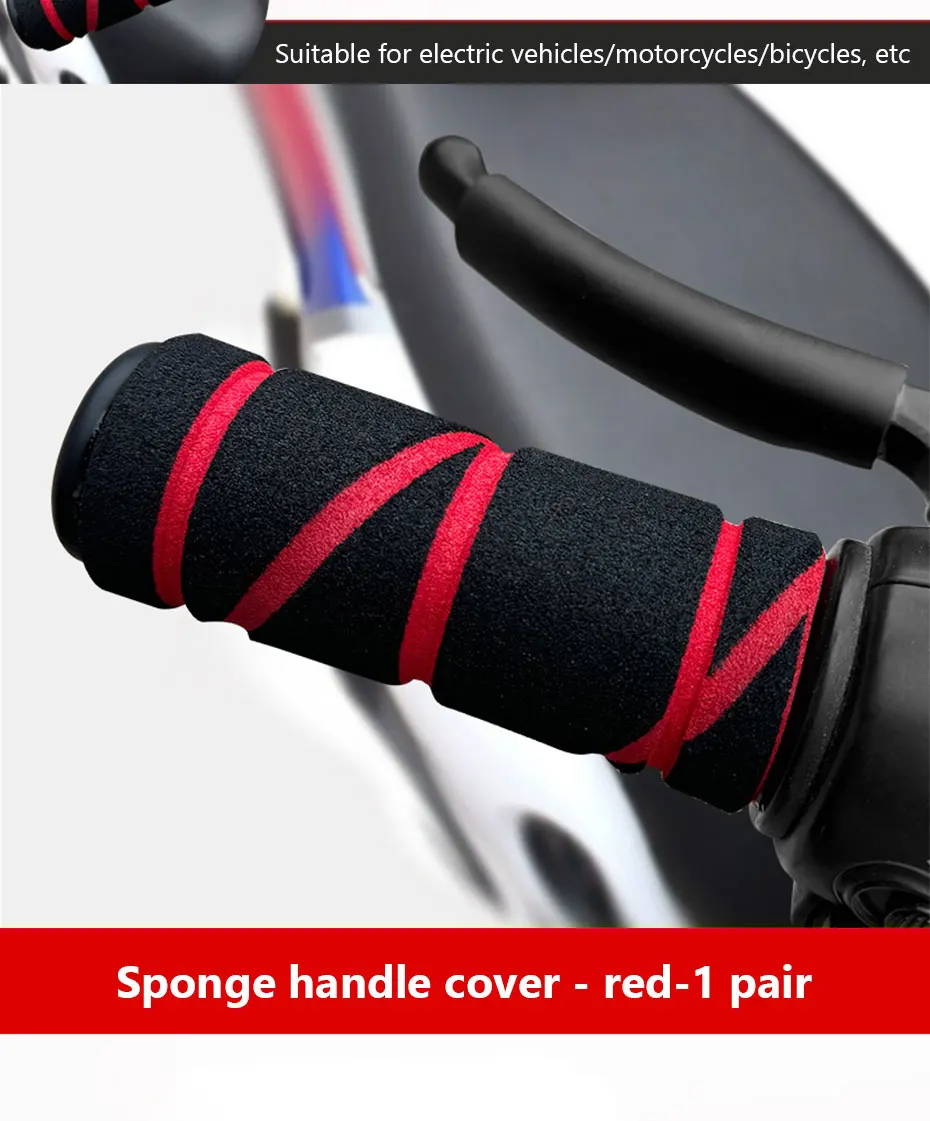 BLALION 4 Teile/satz Motorrad Lenker Griff Universal Griff Bar Abdeckung Bremse Kupplung Hebel Weichen Schwamm Schaum Griffe Abdeckung Moto Grip – Detail 7