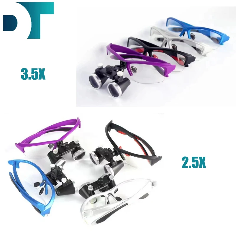 

Dental Loupes Magnifying Glass Magnifier Magnification 2.5/3.5X Lab Dental Loupe Optical Odontologia Surgical Magnifier
