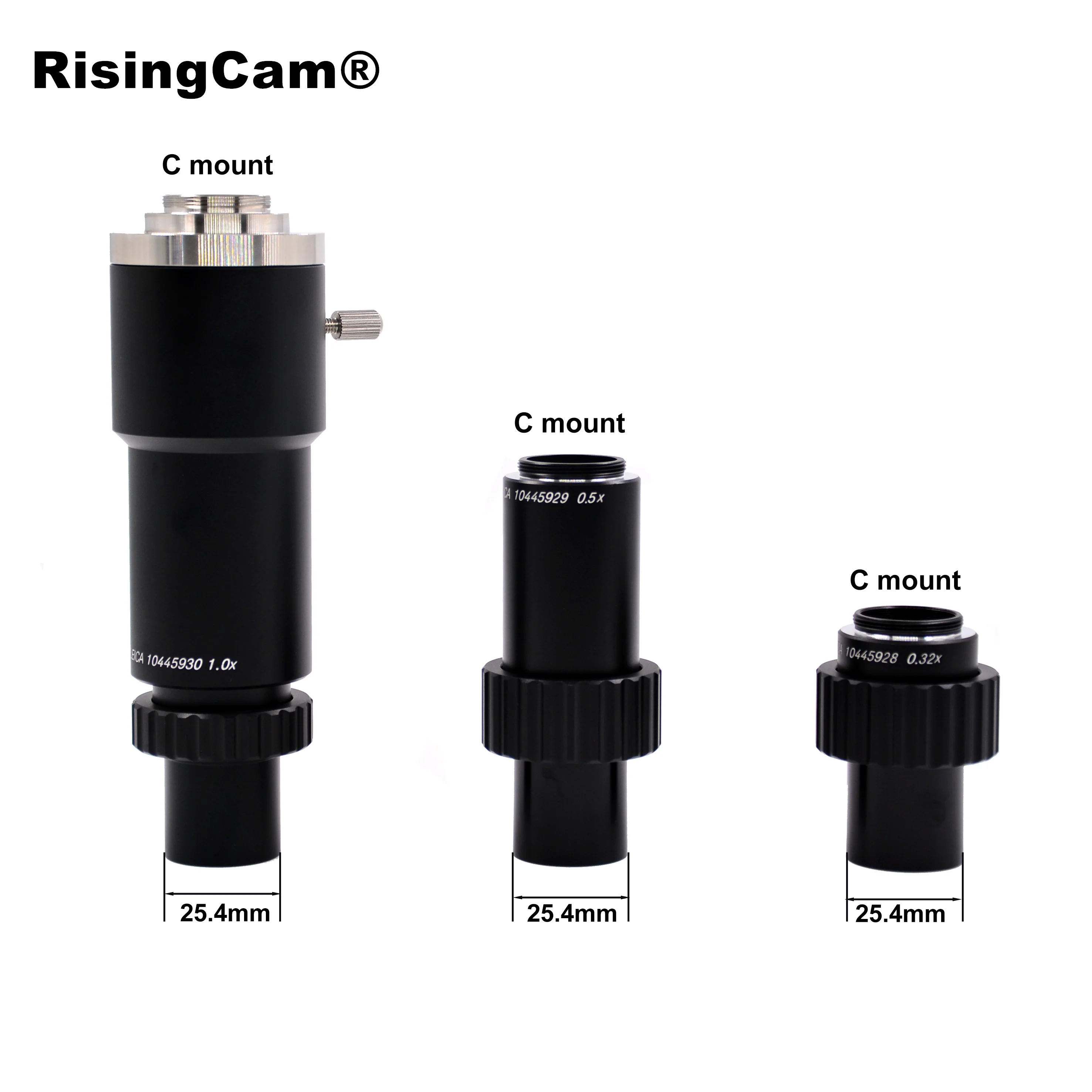 0.32X 0.5X 1X C Mount Adapter for Leica Trinocular Stereo