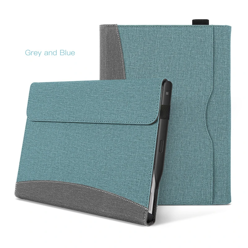 Premium Fabric Stand Cover for 12-Inch Tablet & 2-in-1 Laptop