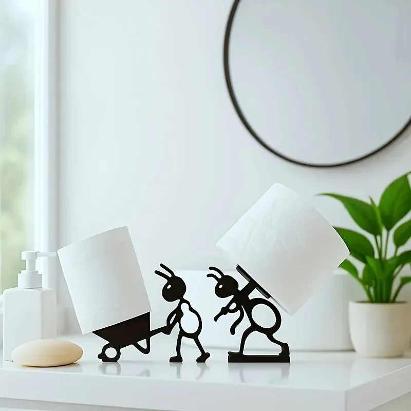1pc Cute Simple Animal Tissue Holder -Minimalist And Practical Paper Roll Holder An Ideal Creative  For Holiday Gift Idea