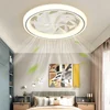 New Ceiling Fan Light Living Room Bedroom Modern and Simple Home Intelligent Remote Control Restaurant LED Fan Light 3