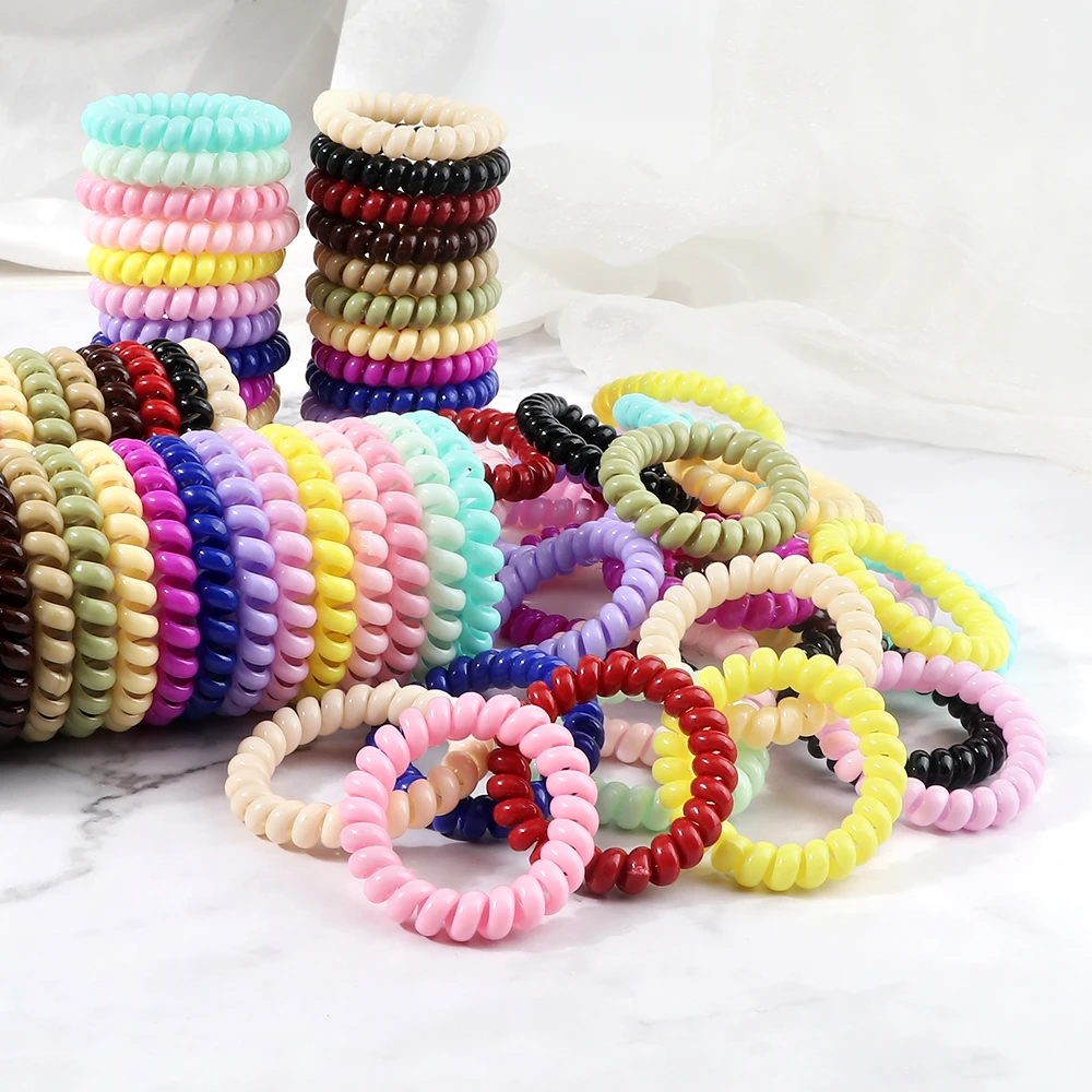Hair Accessories Headwear Telephone Cord Scrunchies Stretch Head
