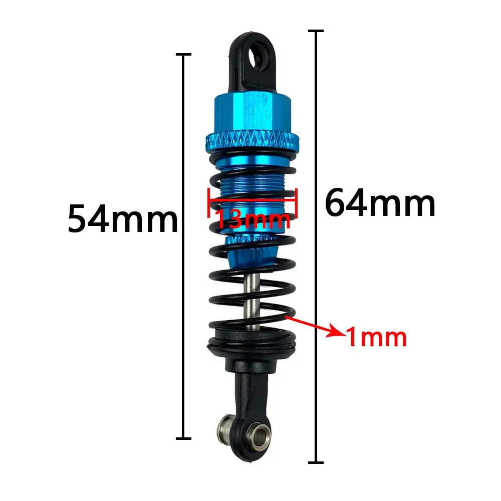 알루미늄 완충기 업그레이드 부품, Wltoys A959 A969 A979 K929 및 WPL C14 C24 및 MN D90 D91 99S RC카 리모컨