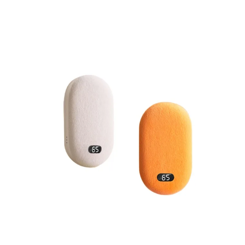 New Rechargeable Flannel Hand Warmer, Portable And Explosion-Proof Mini Hand Warmer With A Grip Power bank Hand warmer