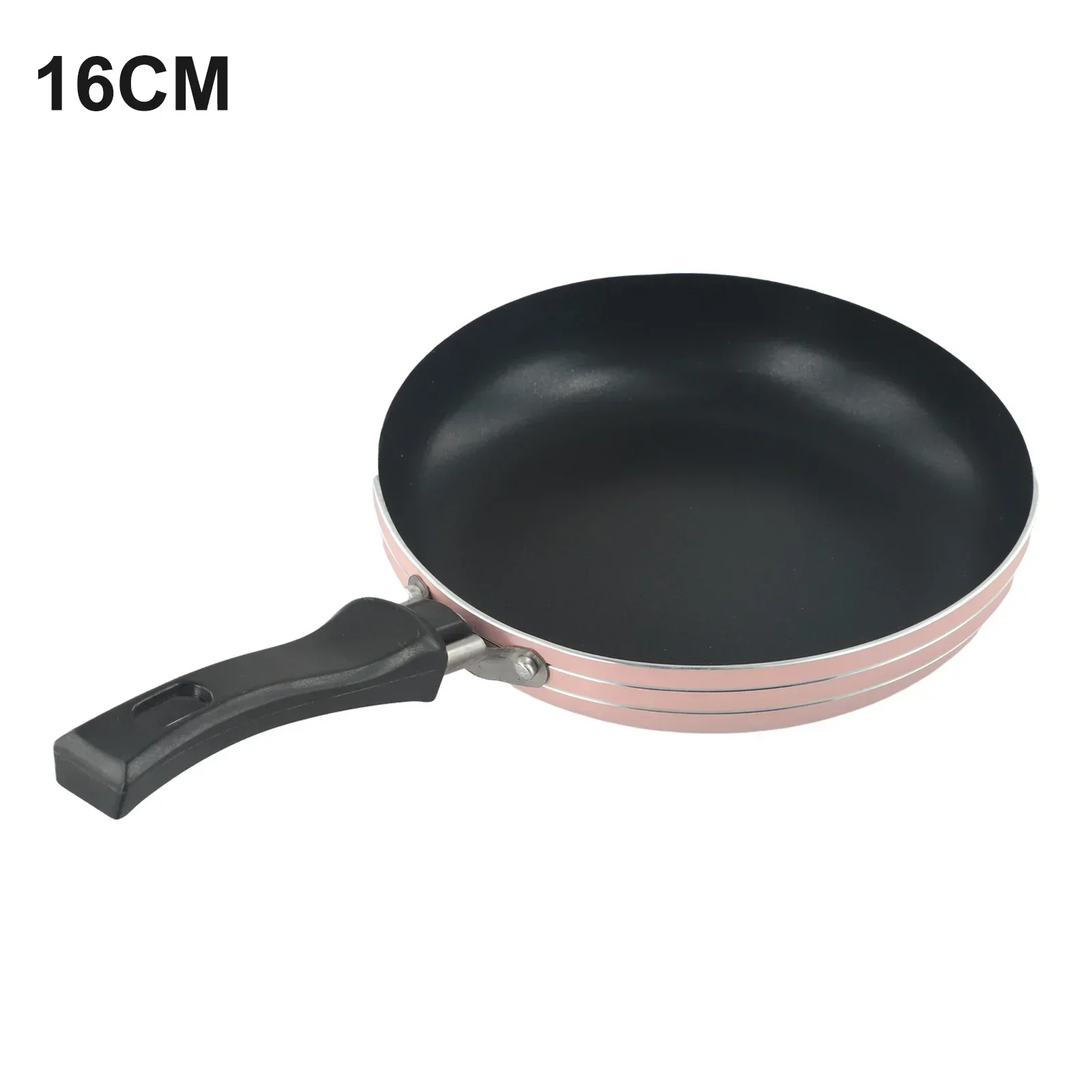Mini Frying Pan Non-Stick Thickened Stainless Steel Frypan Pot Fried Eggs Saucepan 12cm/14cm/16cm Kitchen Cookware