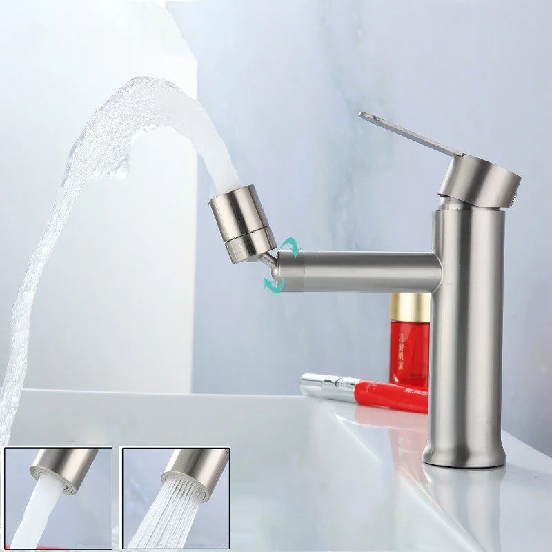 

2 Modes Bathroom Basin Faucet 360° Rotation Cold and Hot Water Mixer Tap Children Kitchen Anti Splash Filter Saving Water Faucet