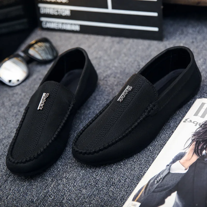 Men Casual Shoes Fashion Men Shoes Handmade Suede Leather Mens Loafers Moccasins Slip On Men's Flats Male Driving Shoes