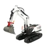 Huina Toy Remote Control Engineering Vehicle 1594 22 Tong Alloy Model Modification Machine 1:14 Electric Excavator Adult Toy Gif 4