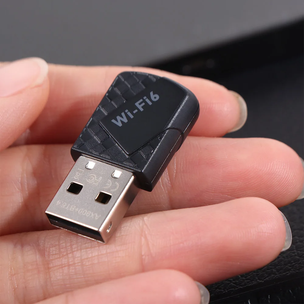 WiFi 6 블루투스 5.4 어댑터 900Mbps 듀얼 밴드 USB 네트워크 카드 미니 USB 2in1 동글 무선 WiFi 수신기 LAN 연결