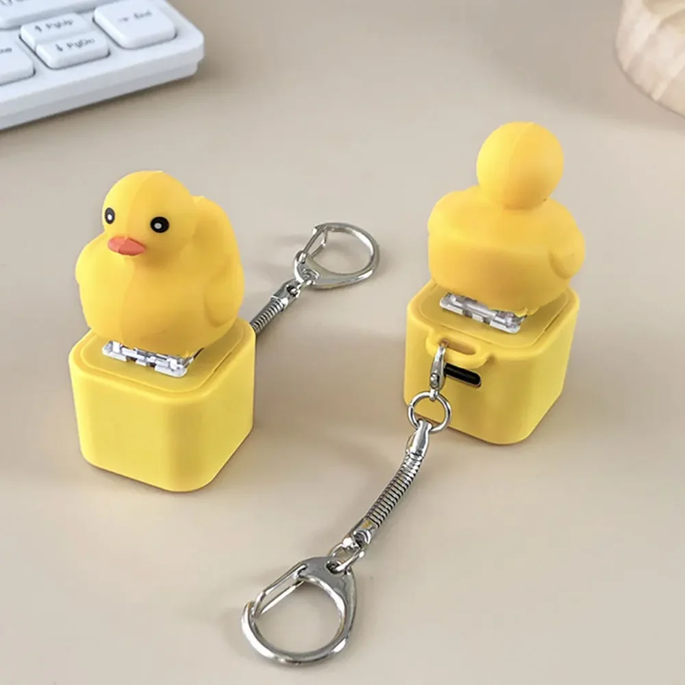Fidget Toys Miniature Duck Figurines Duck Keyboard Keycaps Quacky Duck Fidget Toy Sensory Toys Stress Reliever Keycaps Quack Key Board Clicker Women Men