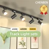 LED Track Light Ceiling Decoration Spot Led COB Rail Lamp 220V Fixture for Living Room Clothing Store Full Set Track Lighting 2