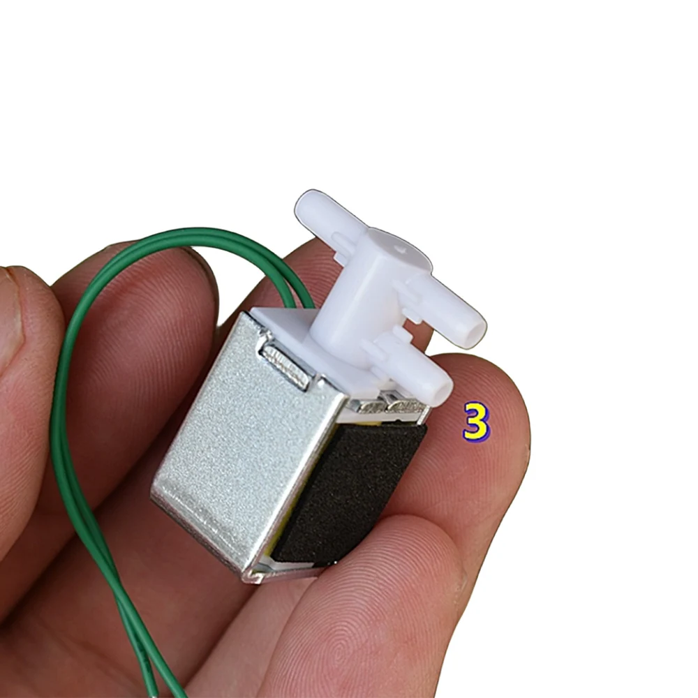 DC 9V-12V Two-Position Three-Way Electric Solenoid Valve N/O Electromagnetic Air Valve Corrosion preventive