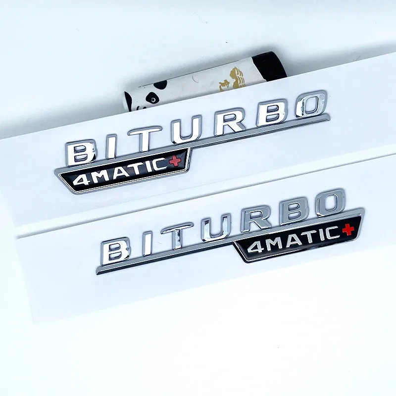 벤츠 GT 자동차 펜더 사이드 스티커용 3D 플랫 포 터보 비트urb로 V8 비트urb로 4MATIC 4MATIC+ V8 V12 비트urb로 플러스 엠블럼