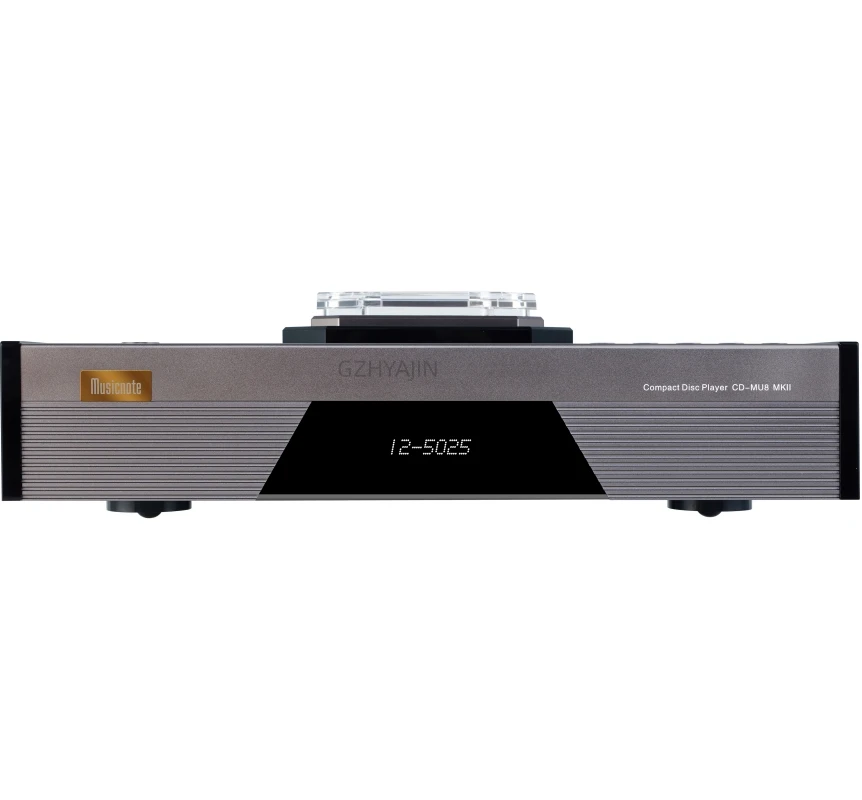 최신 Musicnote CD-MU8 MKII 발열 CD 기계 상단 푸시 커버 담즙 균형 출력 플레이어 USB 또는 블루투스 입력