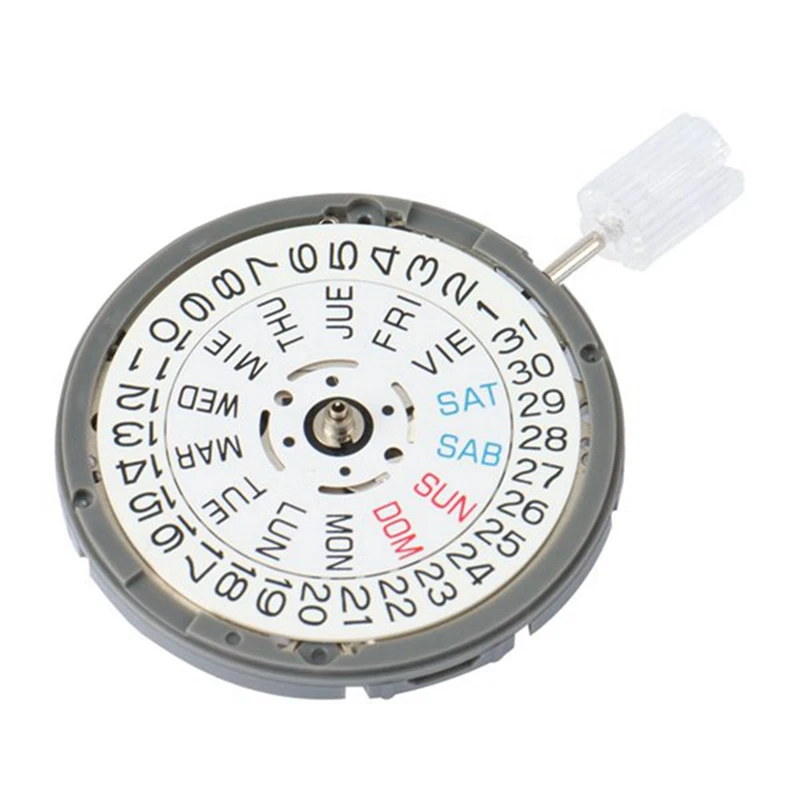 NH36 English Date Week Automatic 3.8 O'clock Crown Watch Movement Mechanical Replacement Parts