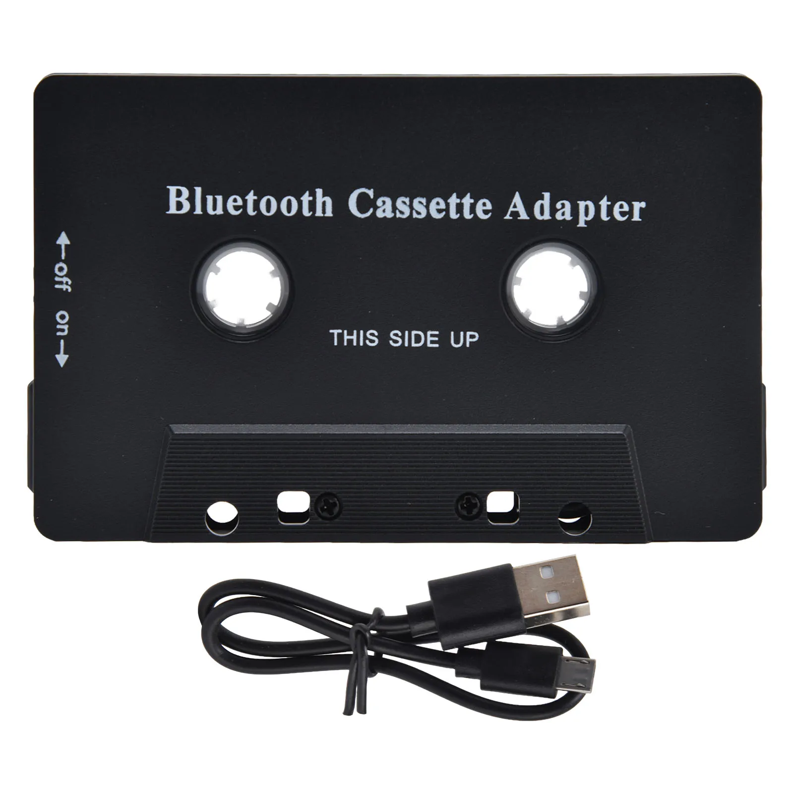 Cassette Tape Player Vhs Cassette Adapter Wireless Car Cassette Player Adapter Car Cassette Receiver Converter USB Cable HT