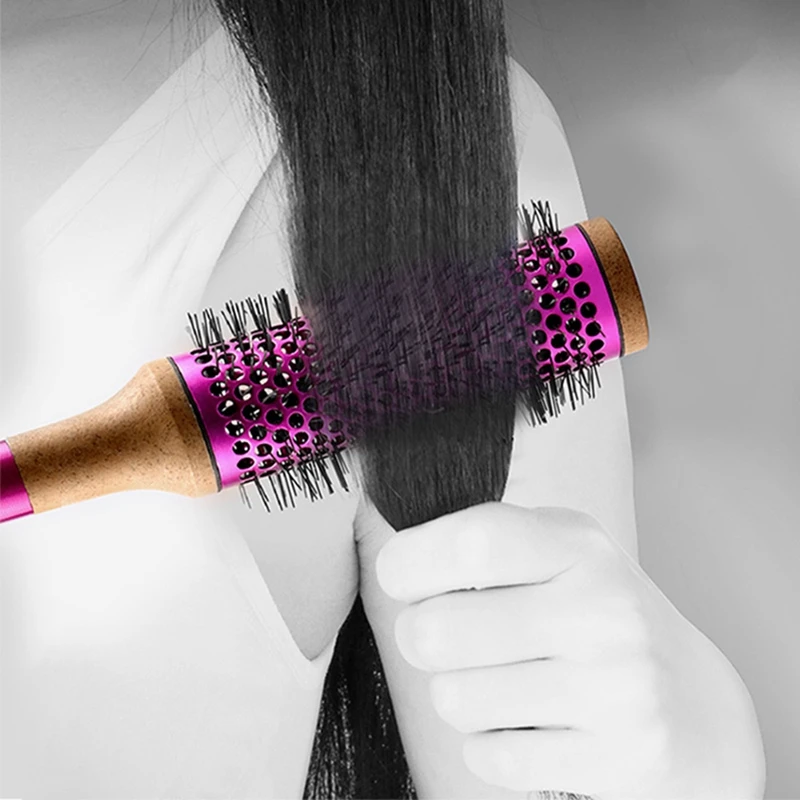 Круглая щетка для волос Dyson, Профессиональная круглая расческа для высушивания волос, термощетка для точной тепловой укладки