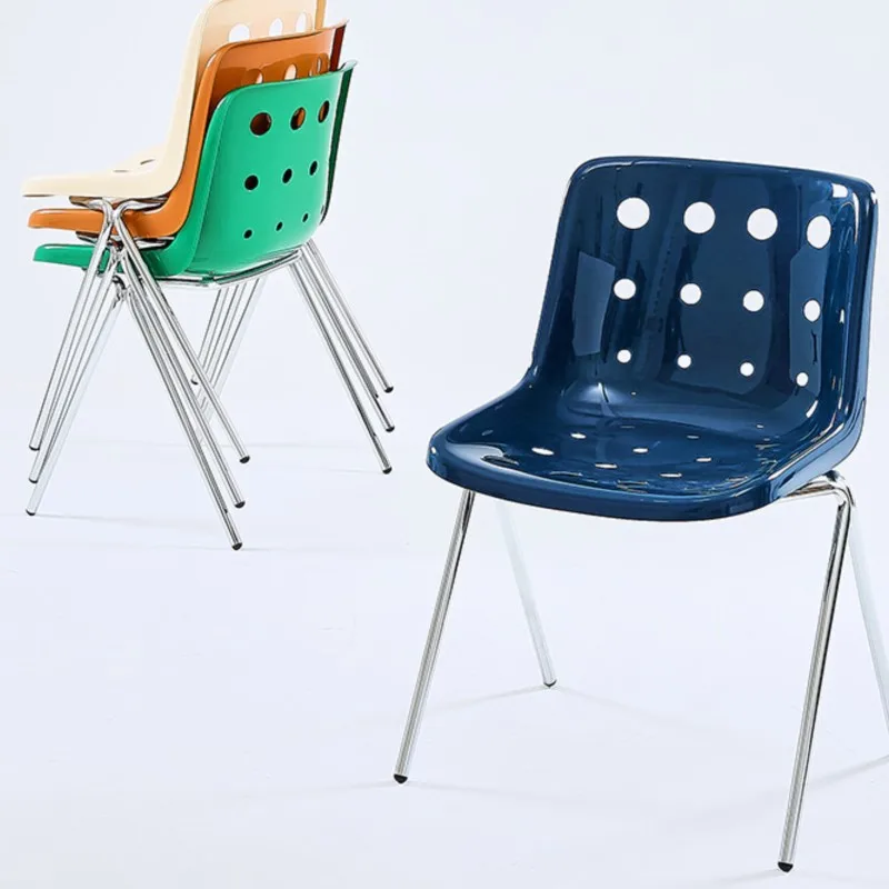 Restaurants Chair Minimalist Coffee Shops Milk Tea Shops Backrest Dining Chairs 4 Pieces Chaise Salle A Manger Dining Chair