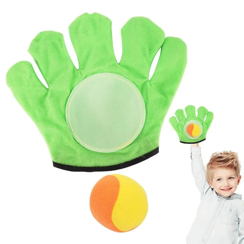 

Sticky Gloves Playing Ball Toy Catch Racket Outdoor Set Beach Toss Catch Toy Catch Gloves Suction Cup Toys Sticky Ball Toy For