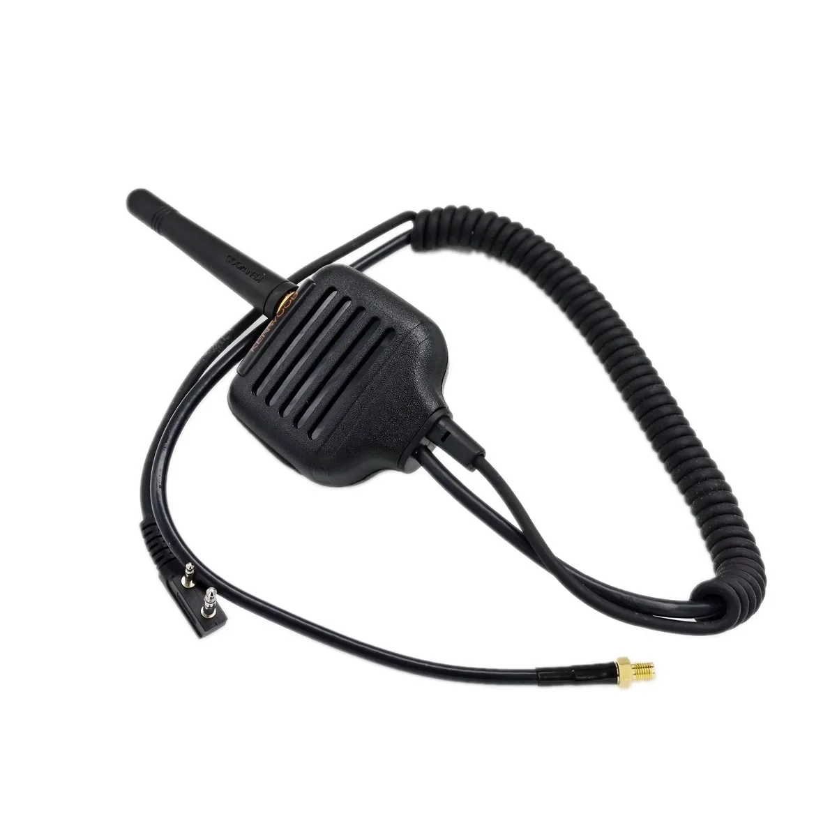 Shoulder PTT Microphone Speakers with SMA Female Antenna for TYT