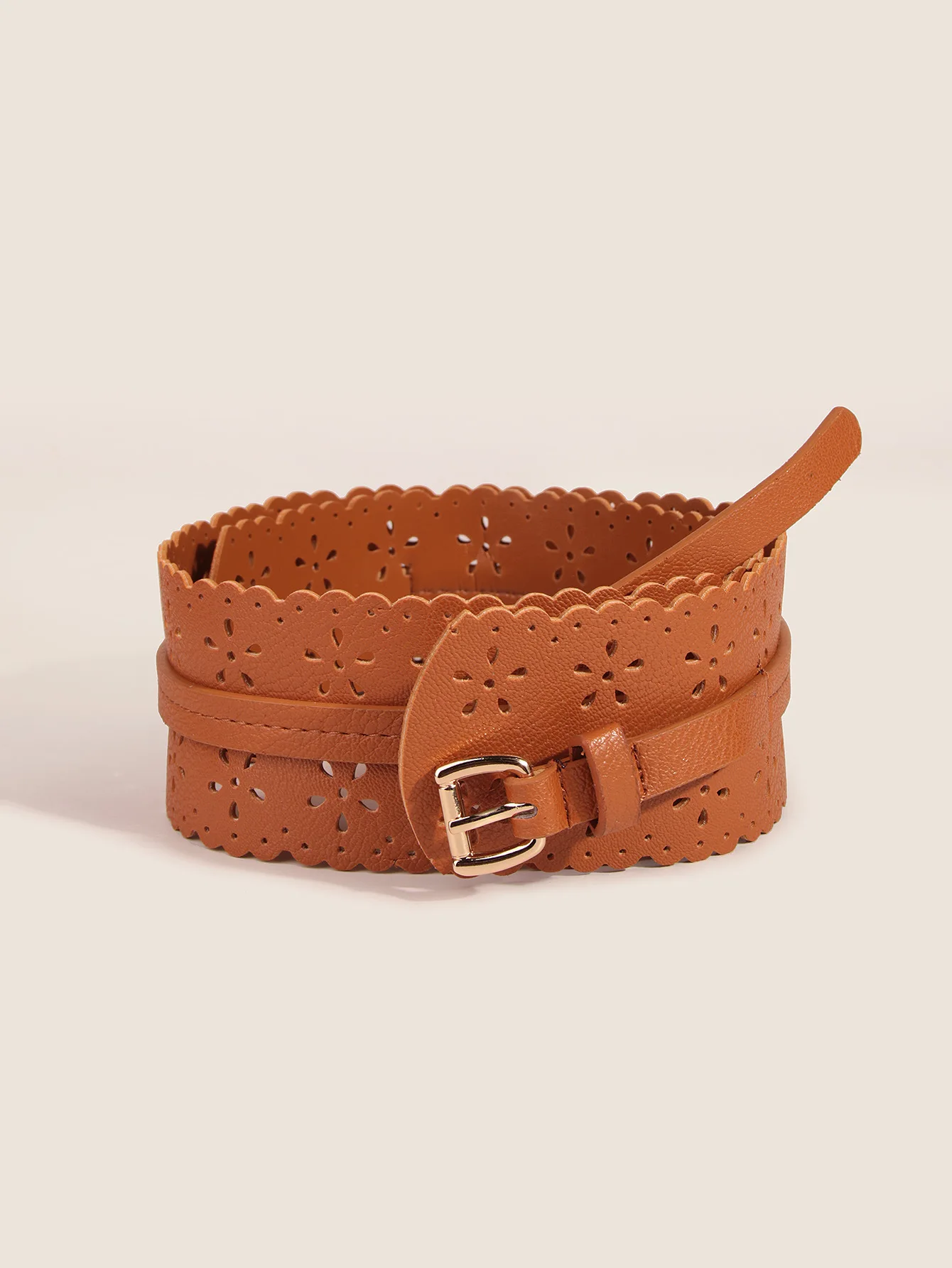 New Womens Fashion Wide Waistband Wrap Cinch Retro High Waist Lace-Up Tie PU Leather Corset Cinch Casual Waist Belt Gift