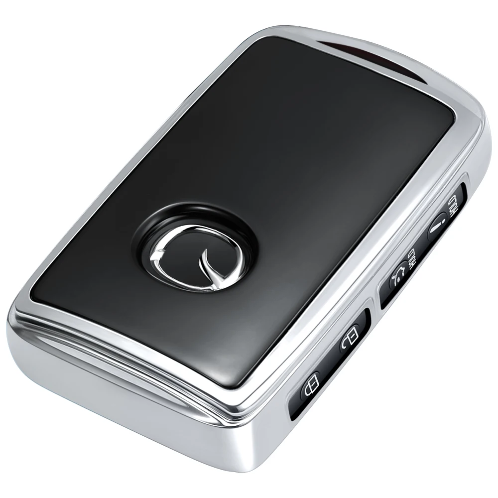 Premium Soft Key Fob Cover - Elegant Protective Case for Multiple Button Car Keys