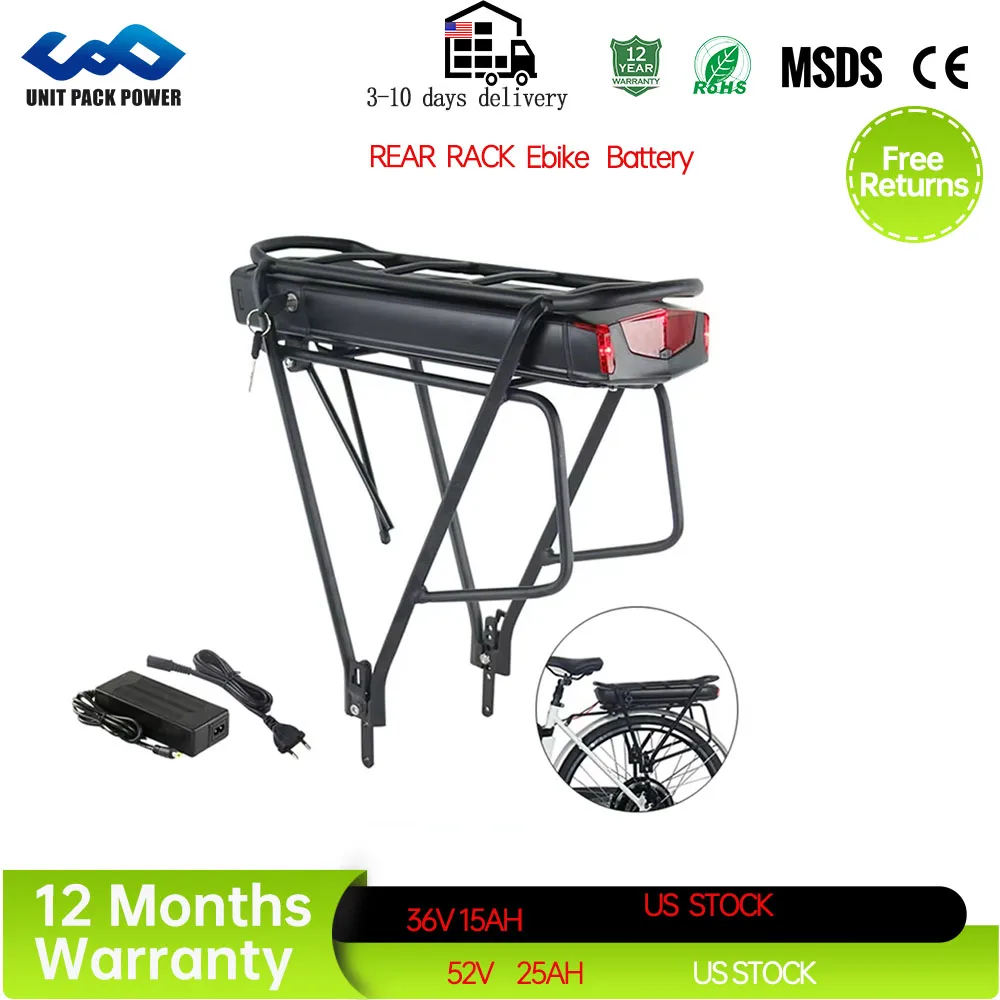 52V 48V 15Ah Ebike Battery Li-Ion Electric Bike Battery For 1500w Motor Kit 05 Xj - View #11