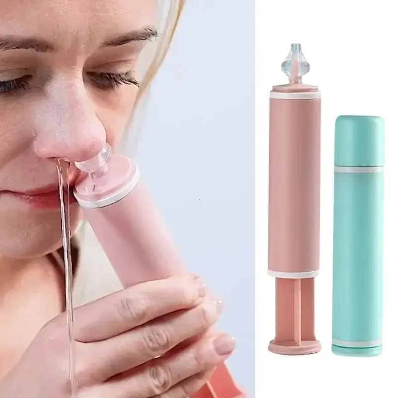 Nasal Aspirator 60ML Baby Nose Washing for Children Baby Nose Cleaner Rhinitis Nasal Washer Needle Tube Nasal Aspirator Cleaner Syringe