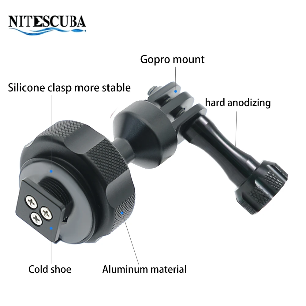 Nitescuba Diving Gopro Hero Accessory Shell Connection Head
