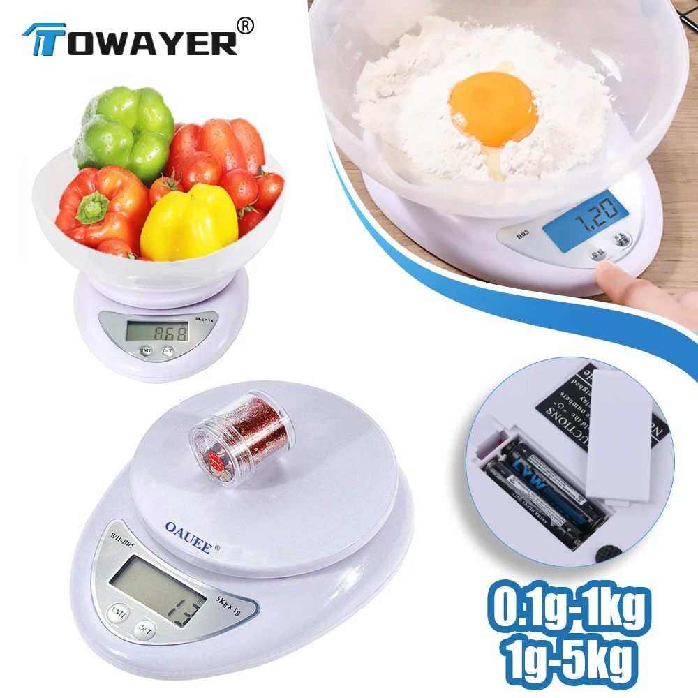 Towayer Portable Digital Scale Led Electronic Scales Postal Food