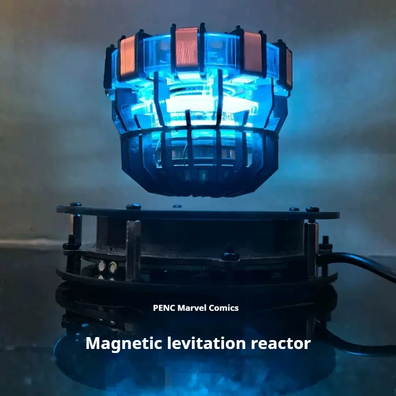 

Магнитный Подвесной реактор Железного человека из аниме фильма, модель ручной работы для электронных видов спорта, украшение для офиса и дома, подарок на день рождения для мальчиков