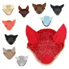 Bonnet Crochet Horse Fly Breathable Cotton Ear Net Bonnet Hood Equipment for Horse Various Color Duarable 3